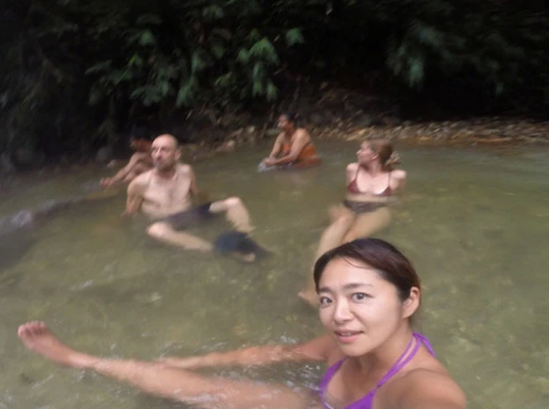 ちゃんとあったかくて、「いい湯だな～！」が言えたマラナゲ温泉