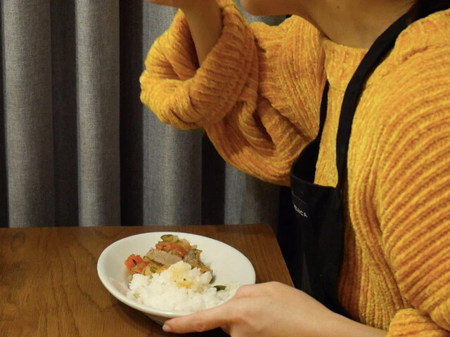 実食では頭皮から汗が止まりませんでした