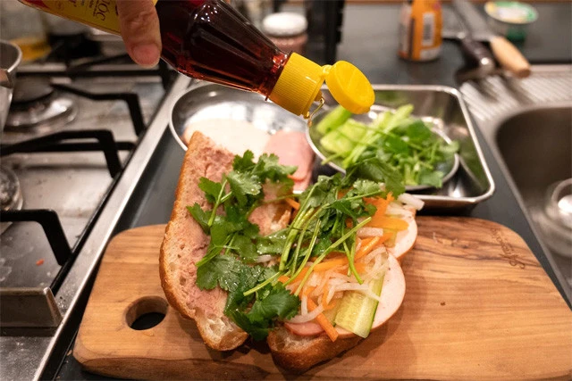 ニュクマムをかけて出来上がり！