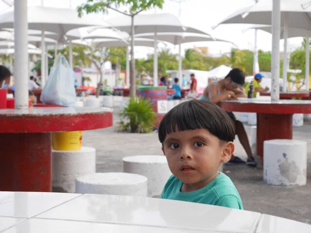 突然現れたメキシカンキッズと相席食堂です