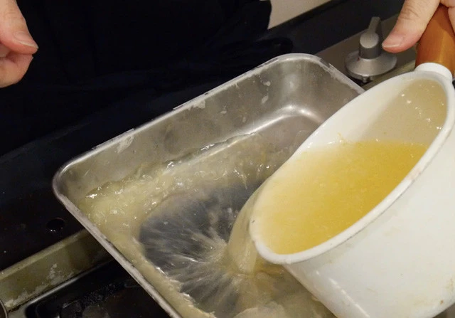 ６．全体を混ぜたらバットなどの入れ物に入れる。ジップロックに入れてもＯＫ！