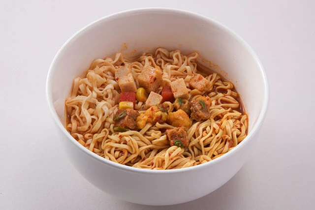 アラビアータ風。辛いなかにもトマトの風味は残る