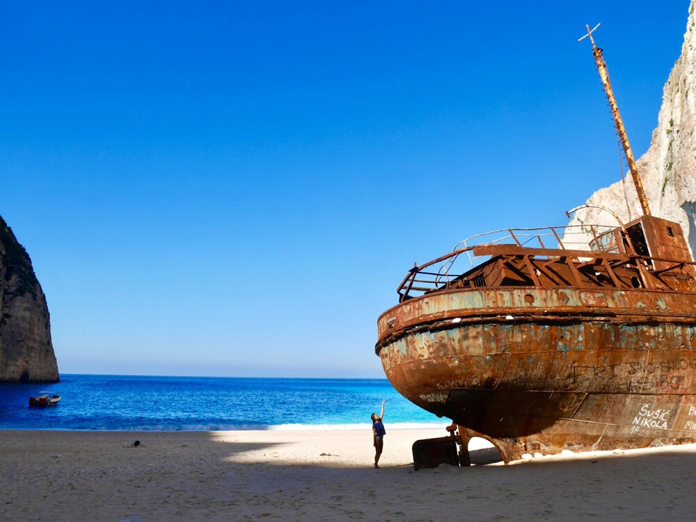 ナヴァイオ・ビーチの難破船