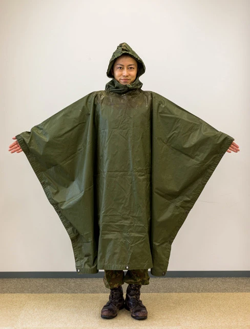 レンジャー式! ポンチョテント  ①レンジャー隊が実際に使っているポンチョ