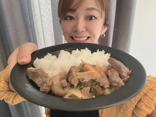 今回は具の切り方を変えて２度作ってみました！　こちらは具を大きくカットしたバージョン！