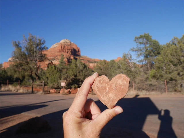 ハートのおじさんにもらった岩