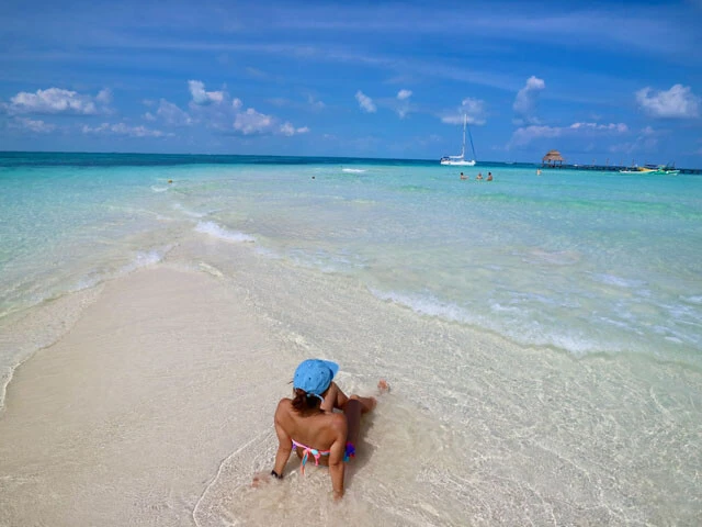 イスラムヘーレス島のプラヤ・ノルテ(北ビーチ)