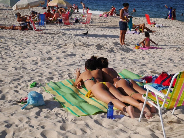 リオデジャネイロのコパカバーナビーチ!