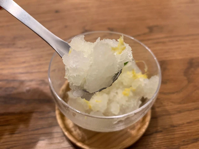 シャリシャリ感が涼しげでサイコー!