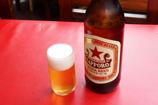 「サッポロラガービール」（５００円）