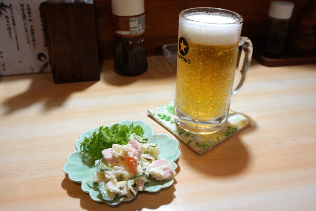 サッポロ生（小）（360円