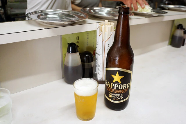 「ビール」（６５０円）