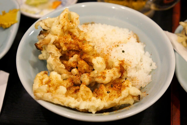 「きのこ天丼」