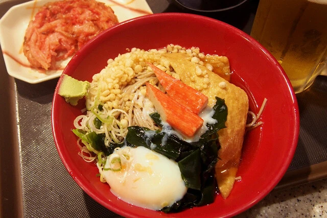 「冷やし特選富士そば」(500円)