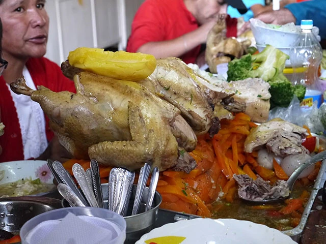 スープの具材となる食材