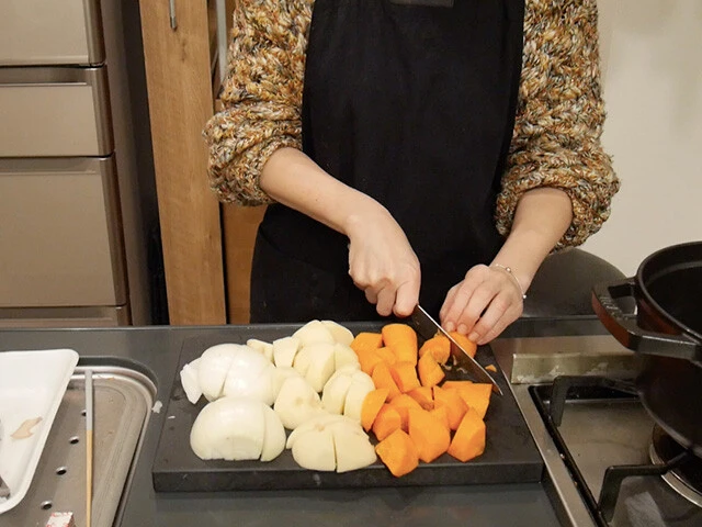 この具材、カレーを作っている気分になります