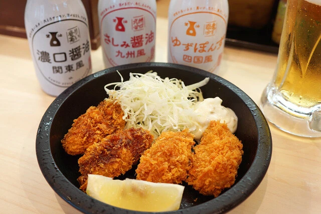 「広島県産カキフライ４個（タルタルソース）」