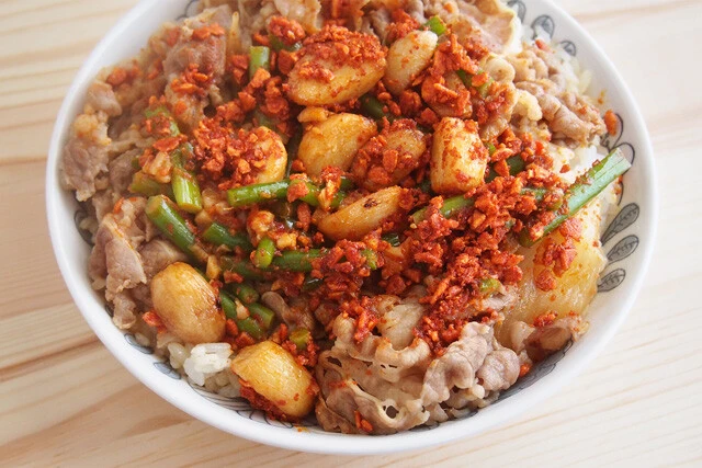 どんぶりに移して