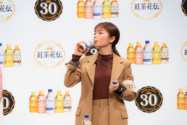 小芝風花が 紅茶花伝 イベントで友人も知らないこだわり明かす イクラの粒は全部潰してからじゃないと飲み込まない ライフ 文化 ニュース 週プレnews