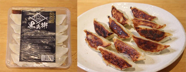 「黒兵衛」は延岡で宮崎県初の餃子専門店を開店。創業者家族は宮崎市へ移り、1979年に息子が市内の繁華街で開業。野球選手などが多く訪れる老舗として名をはせる。肉と野菜のバランスが取れた、まさに王道の餃子。晩酌のつまみとして持ち帰ったり飲み会のシメとして長年愛されている