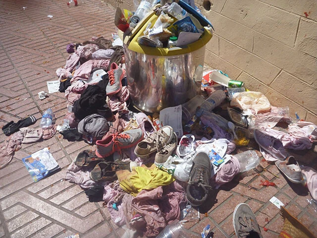 トマト戦士たちの残骸！