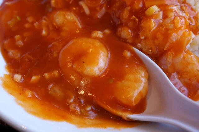 ぷりぷりの海老がうまい