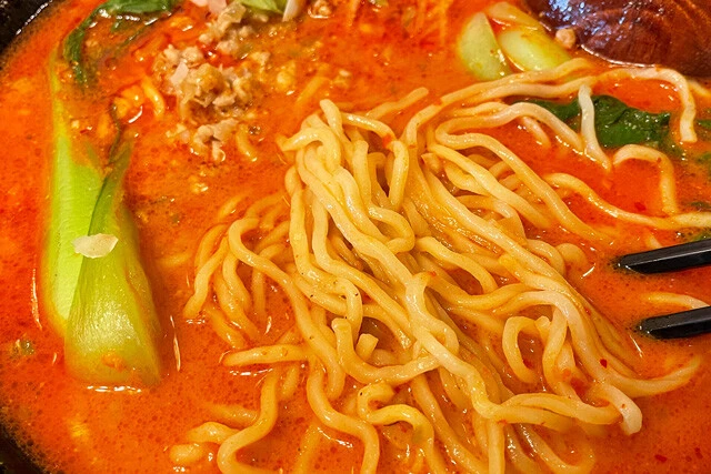 麺の食感が気持ちいい