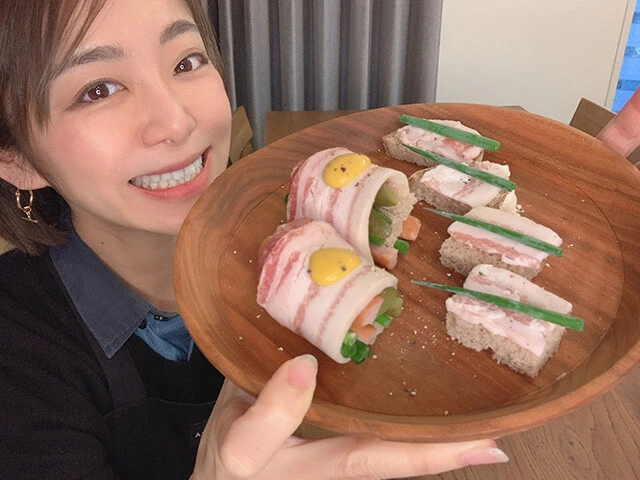 豚の脂身の塩漬けで作るウクライナ版お寿司だよ！