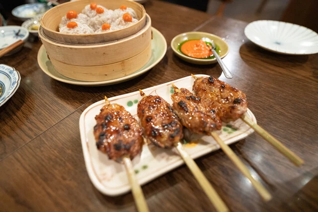 『焼売酒場・小川』の串シュウマイ