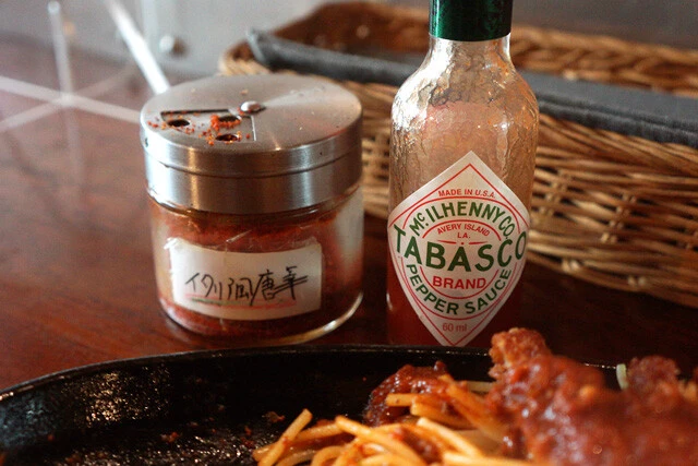 タバスコと「イタリア風唐辛」