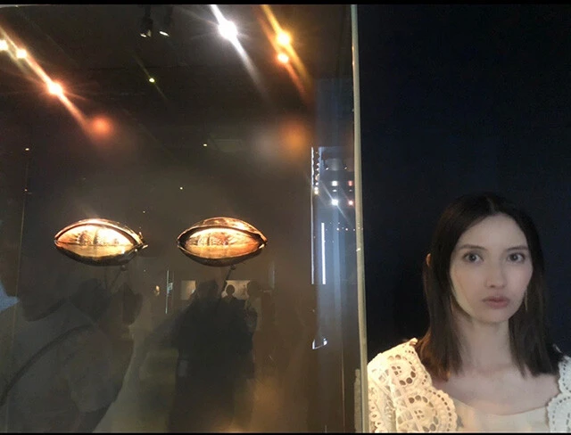 映画に使われたジャバ人形の、数少ない現存するパーツのひとつ、あのジメジメと濁った目と