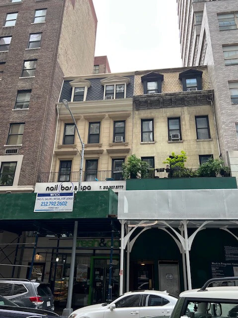 ニューヨークの新旧の足場