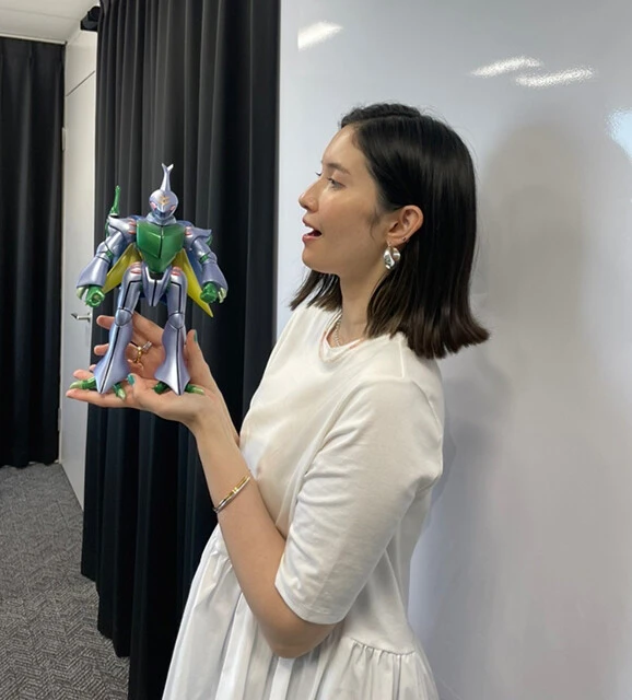 ネタバレされても面白い作品のひとつ『聖戦士ダンバイン』のオーラ・バトラーを、バンダイナムコフィルムワークス社内で発見