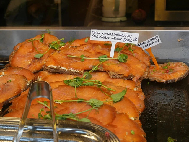 フィンランドといえばサーモンは必食!