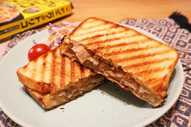 （５）完成！「ニンニクのトリコでミルフィーユカツサンド」