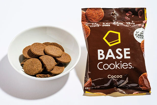 (1)ベースクッキー アールグレイ(ベースフード)197円/26種のビタミン&ミネラルのほか、タンパク質や食物繊維などを含んだアールグレイ風味のクッキー