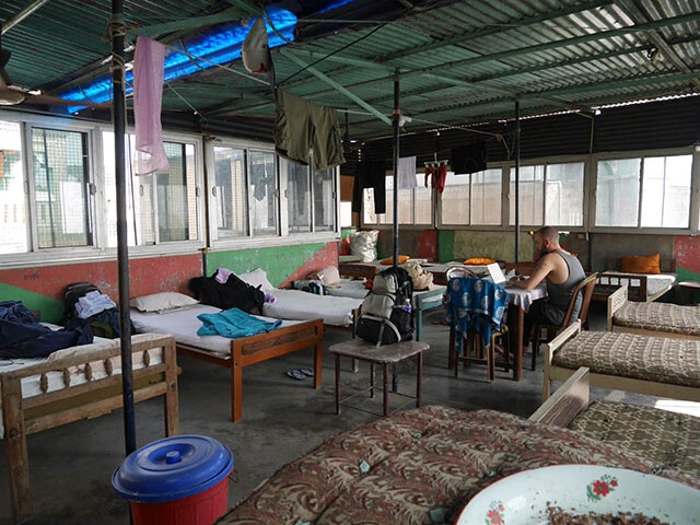 宿泊客は誰もおらず私と旅友で貸切