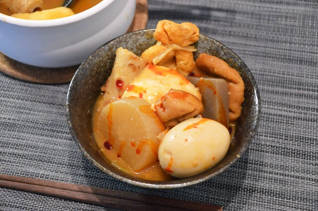 【蒙古タンメン中本の辛うまおでん】おでんを激辛化させて体ポカポカ。辛うま味噌おでんはシメも絶品！＜野島慎一郎のバカレシピ＞