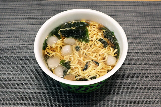 ⑤冷やしわかめラーメン ラーメンサラダ的な感覚でモリモリ食べられる