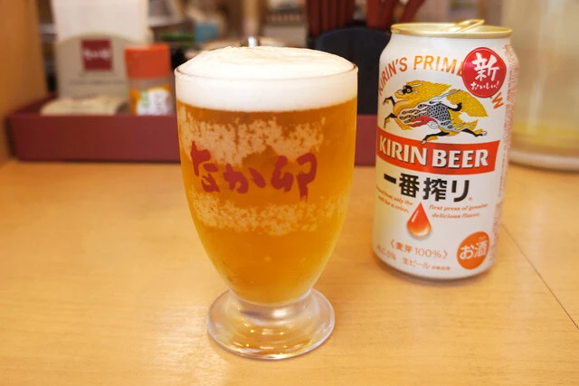 「缶ビール」（290円）