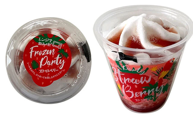 ローソン「フローズンパーティー ストロベリー」340円(遠藤氏 10位)