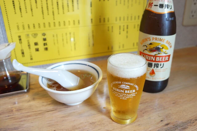 「瓶ビール」（550円）