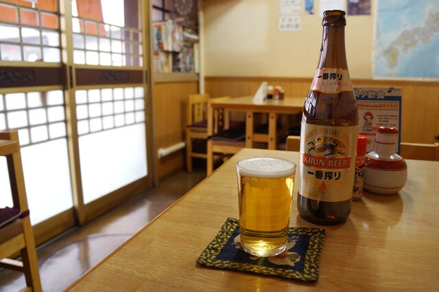 「ビール」（580円）