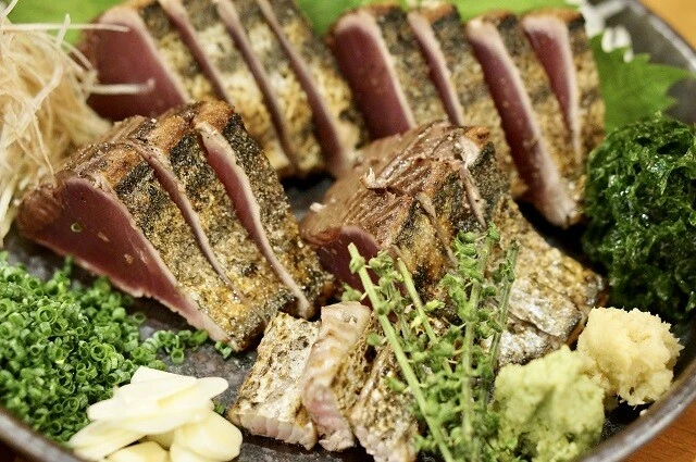 かつおの塩たたき