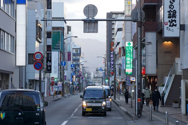 本厚木駅付近の風景