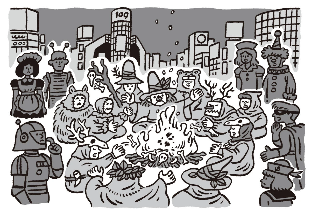 渋谷でコスプレして騒いでいる連中はもちろん“にわか”！  本来は「死者を敬う大晦日」!