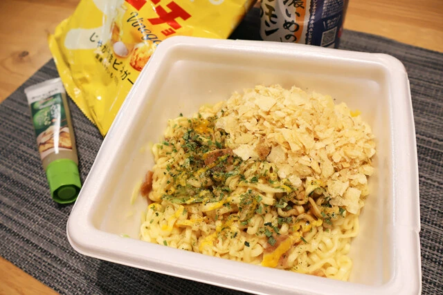 （４）完成！「すっぱムーチョ塩焼きそば」