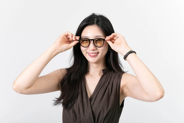 暑い日はサングラスを