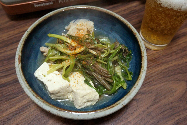 人生初せり鍋！