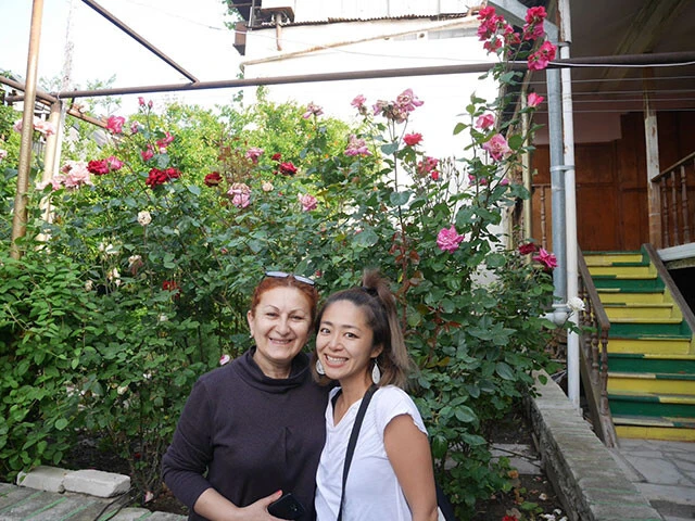 一泊なのに手厚くもてなしてくれた宿のお母さん